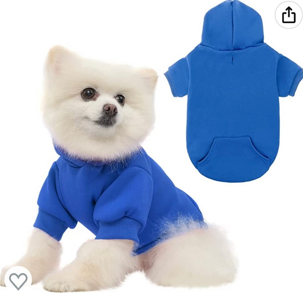 NWT Dog Hoodie - S